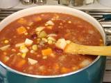 A picture of Easy Peasy Vegetable Beef Soup.