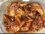 A picture of Vegetable pepper chicken.