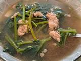 รูปของ ต้มผักปลังหมูสับ