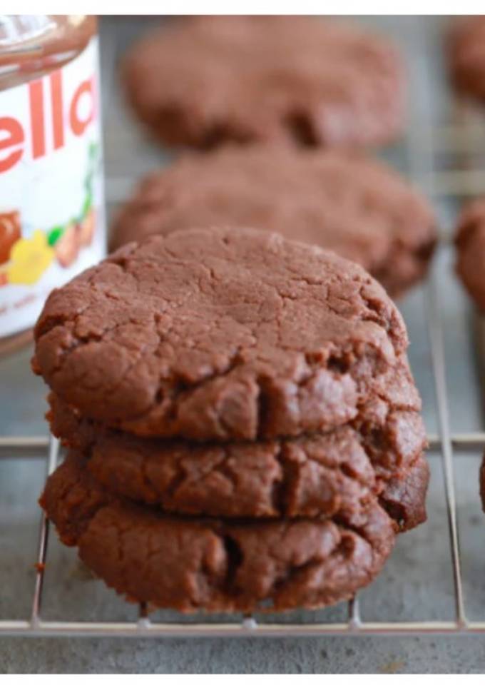 A picture of Nutella chocolate cookies🍪🍫.