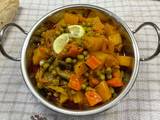 A picture of Turnip and Mixed Vegetable Curry.