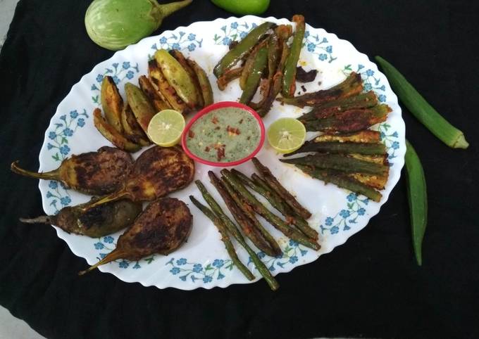 A picture of Tawa Fry Green Vegetables.