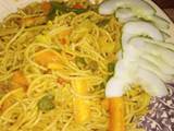 A picture of Vegetables Spaghetti.