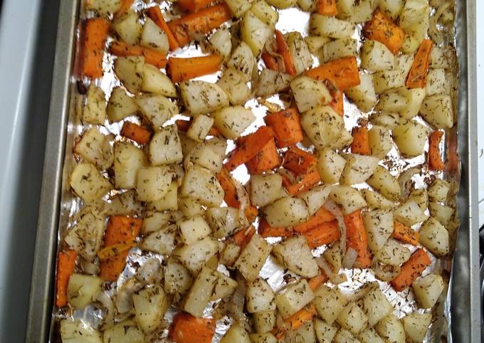 A picture of Oven-roasted Vegetables.