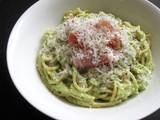 A picture of Avocado & Prosciutto Spaghetti.