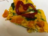 A picture of Vegetable omlet.