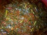 A picture of Vegetable soup.