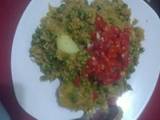 A picture of Vegetable pilau.