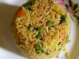 A picture of Vegetable rice #authormarathon.