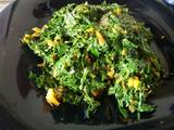 A picture of Fried kales/sukuma wiki.