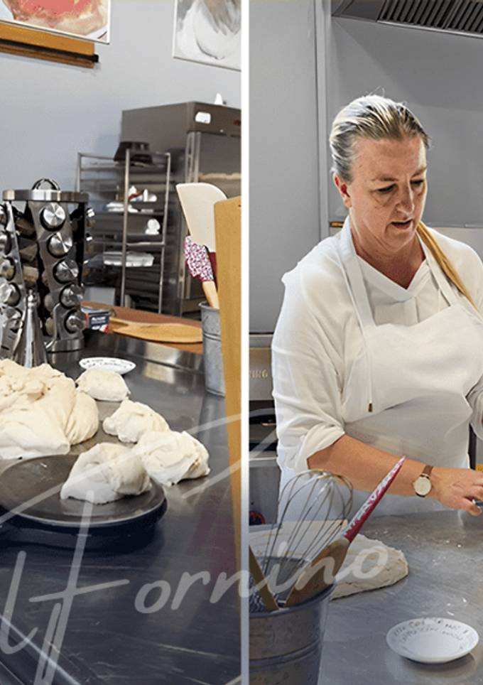 A picture of Neapolitan Pizza Dough Recipe Using a Dough Mixer.