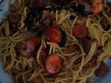 A picture of Curry Spaghetti with Grilled Veg.