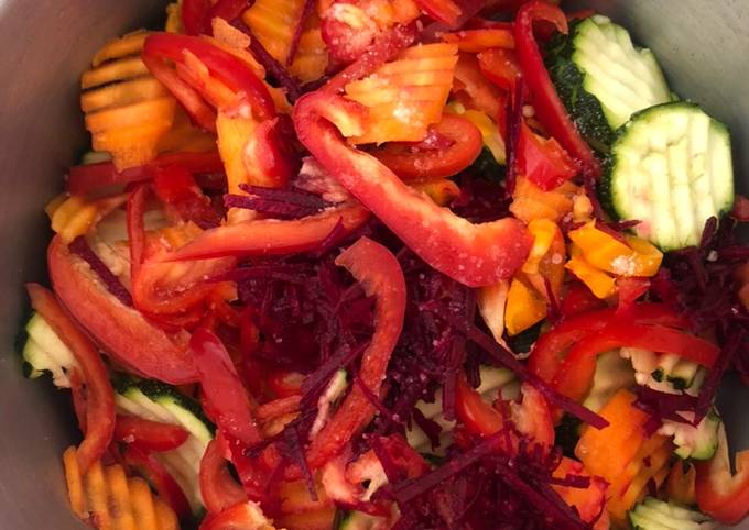 A picture of Sauted Vegetable salad.