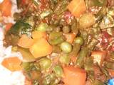 A picture of Vegetables stew.