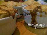 A picture of Lamb and Vegetable pie.