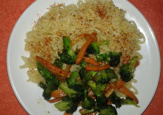 A picture of Broccoli /noodles #vegetables contest.