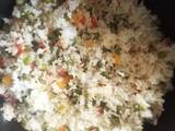 A picture of Vegetable rice.