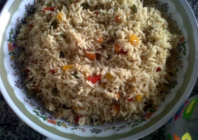 A picture of Vegetable Fried Rice..