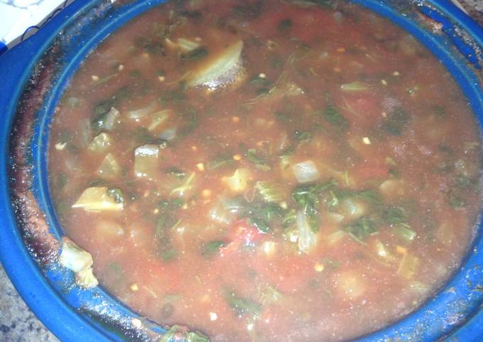 A picture of Crockpot Vegetable Soup (low salt).