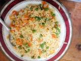 A picture of Vegetable rice.