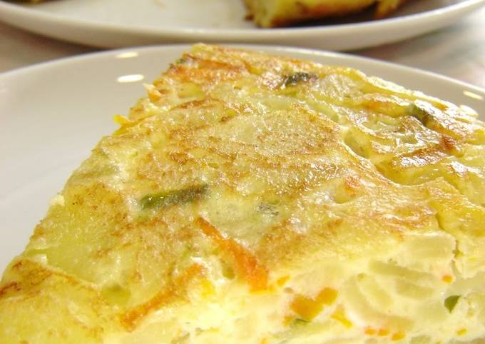 A picture of Microwave Low-Cal Vegetable Spanish Omelet.