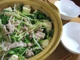 A picture of Healthy Vegetable and Pork Steamed Hot Pot.