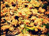 A picture of Spicy Vegetable Fried Rice 🍄.