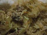 A picture of Cabbage mutton #4weeks challenge contest.