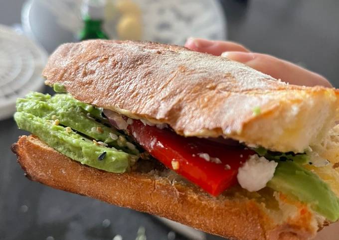 A picture of ABC - Avo Baguette Cheese.