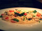 A picture of One pot 20 minute orzo chicken vegetables.