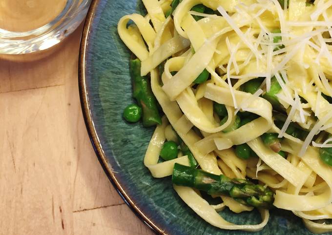 A picture of Vegetable Carbonara.