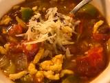 A picture of Garden Vegetable Turkey Chili.