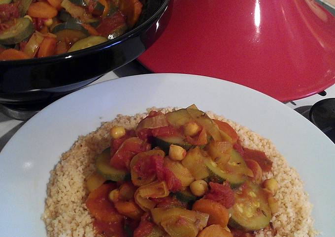 A picture of Vickys Moroccan-Style Root Vegetable Tagine, GF DF EF SF NF.