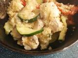 A picture of Chicken Vegetables and Quinoa One Pot.