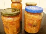 A picture of Homemade Vegetable and Fruit Chutney.