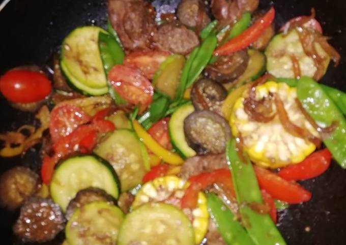 A picture of Stir fry vegetables #themechallenge.