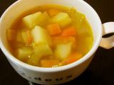 A picture of Easy Vegetable Soup Made with Stock Cubes.