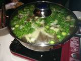 A picture of Vegetable broth Chinese hot pot.