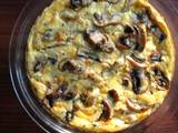 A picture of Savoury Clafoutis with Mushrooms.