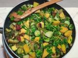 A picture of #vegetablechallenge stir fried veggies.