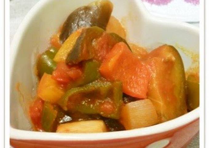 A picture of A Family Recipe: Meltingly Tender Vegetable Ratatouille.