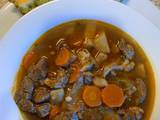 A picture of Beef Vegetable Soup.