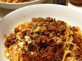 A picture of Bolognese with Boiled Vegetable Flavor.