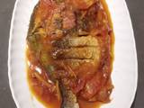 A picture of Pompano in Tomatoes.