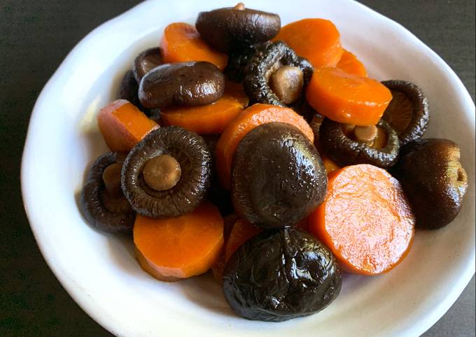 A picture of Simmered Shiitake & Carrot.