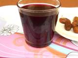 A picture of Date Syrup Flavoured Zobo.