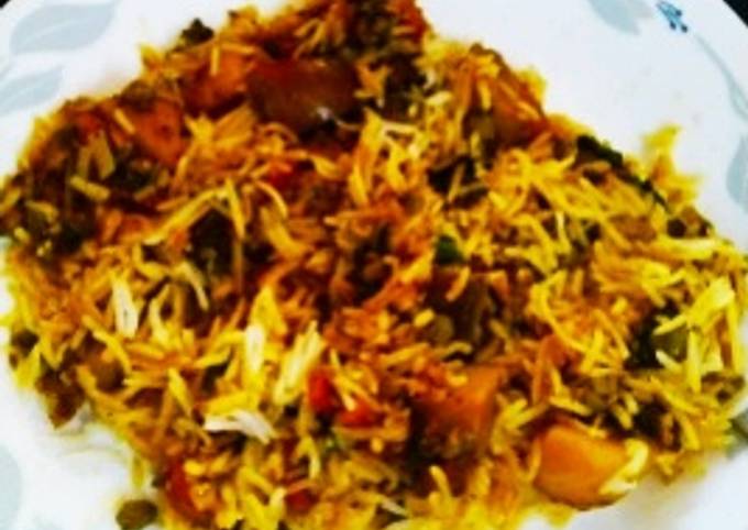 A picture of Vegetable Dhrungari Biryani.