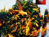 A picture of Vegetable soup (Efo riro).