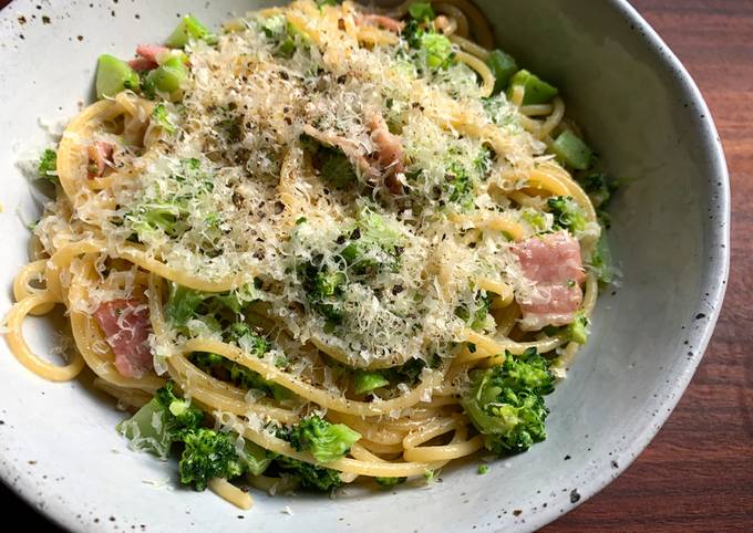 A picture of Quick & Easy Broccoli Spaghetti.