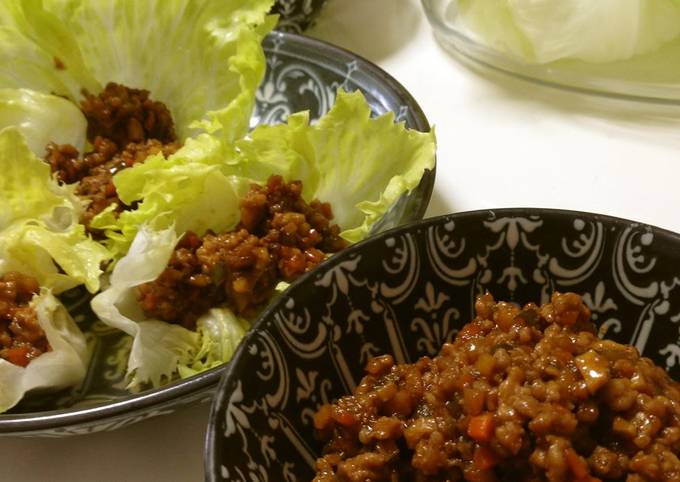 A picture of Meat-Miso with Lots of Vegetables - Use in Lettuce Wraps.